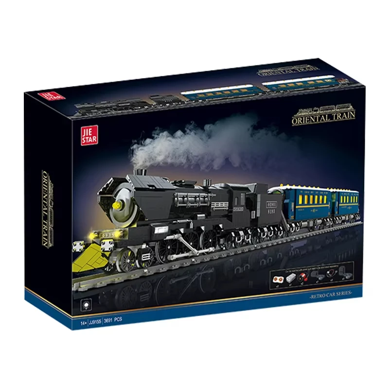 3691 pçs blocos de construção trem a vapor controle remoto moc montagem tijolos modelo brinquedos para crianças presente natal conjunto