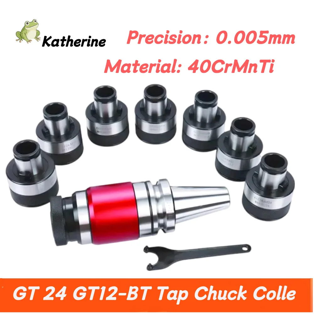 BT30 BT40 BT50 NT30 T40 NT50 GT GT12 GT24 Telescopic Tapping Tool Holder M2-M30 Tap Chuck Collet Overload Protection Tool Holder