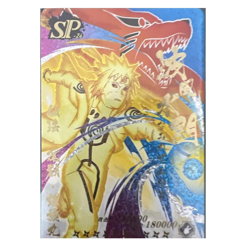 Anime NARUTO Rare SP Refraction Foil Jiraiya Orochimaru Haruno Sakura Kakashi Toys for boys Collectible Cards Birthday Present