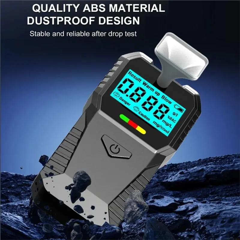 B92B-MR1102 Digital LED Breathalyzer Breath Alcohol Tester Portable Breath-Based Tester For Drivers Vehicle-Mounted