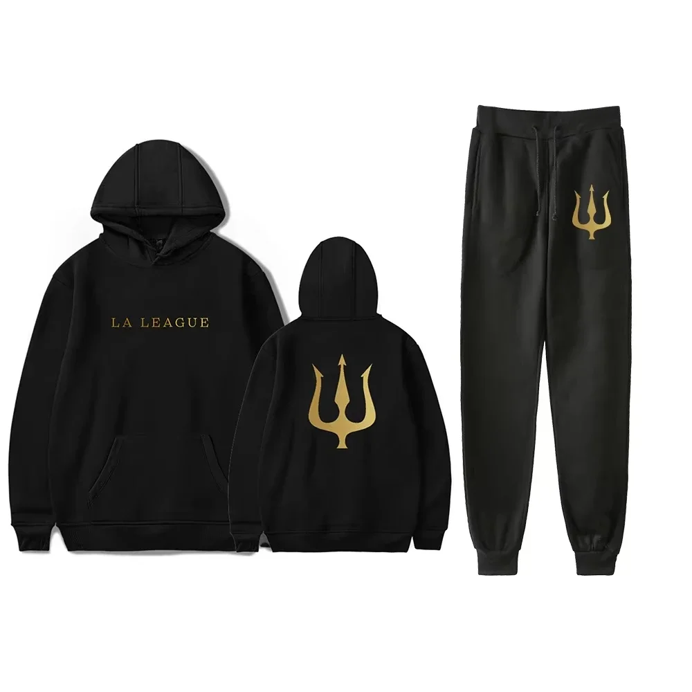 2025 Werenoi Unisex Fall Suit Harajuku Hoodies Jogger Pants 2 Piece Sets Hip Hop Sweatsuit Men Womens Streetwear Sweatpant Sets