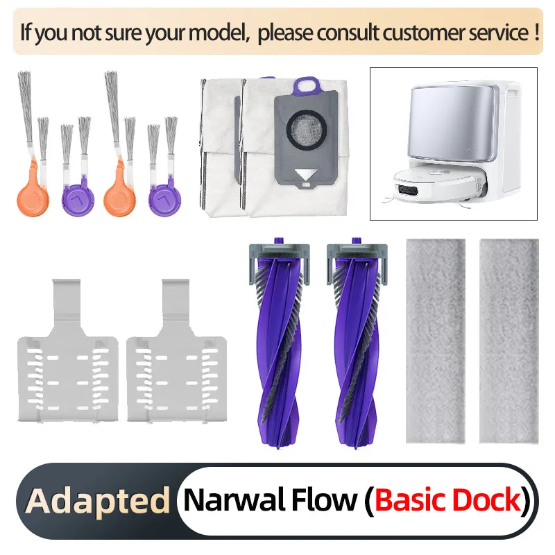 para-narwal-fluxo-basico-doca-robo-vacuo-mop-escova-lateral-filtro-hepa-mop-almofada-acessorios-substituicao
