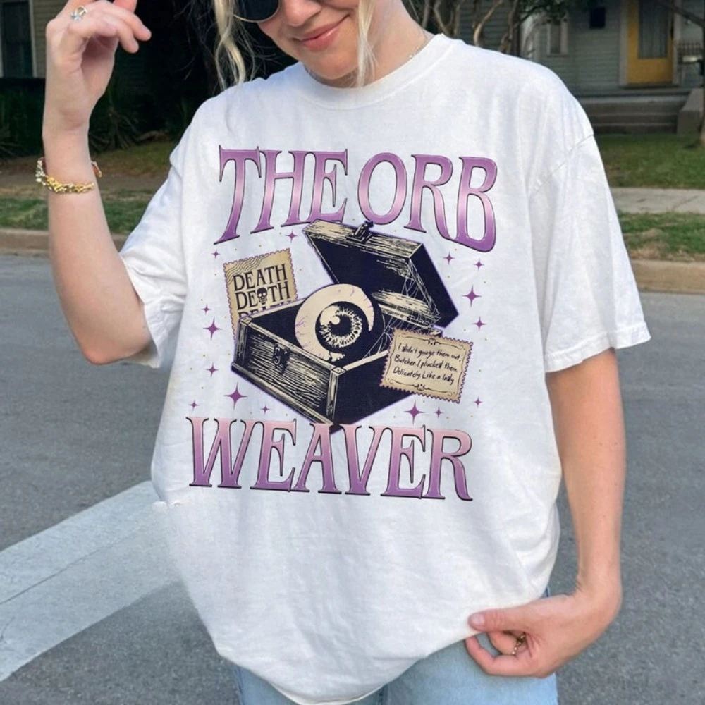 

Темная романтическая фанатская рубашка The Orb Weaver Butcher Blackbird футболка подарок для любителей книг Brynne в стиле книги женские топы