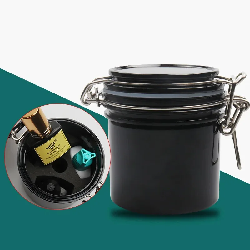200 ml Einzelne Wimpern Kleber Lagerung Tank Container Kleber Ständer Wimpern Verlängerung Aktiviert Versiegelt Lagerung Make-Up-Tools