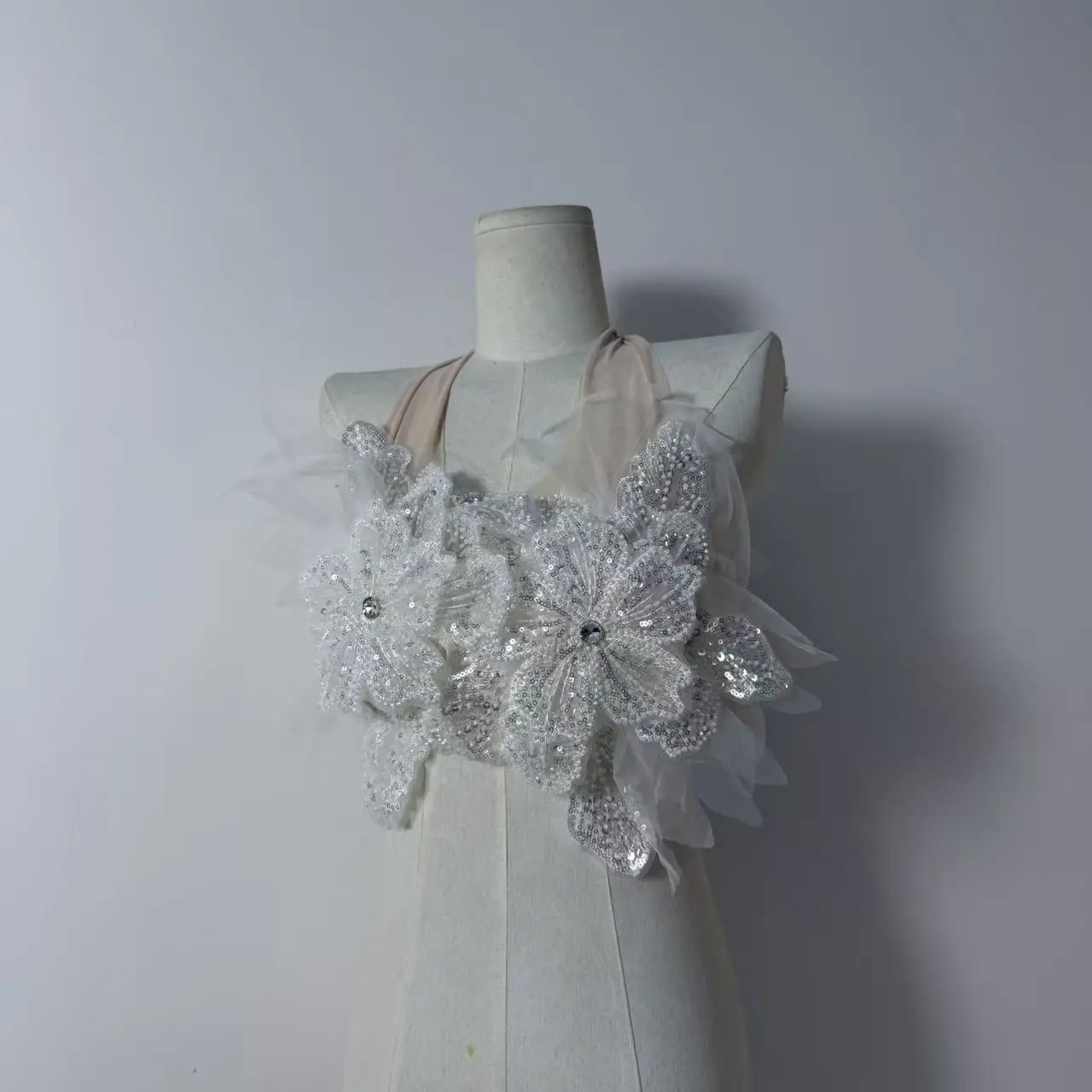 

New Handmade Bikini Sequin Bra, Aquarium Mermaid Performance Suit Top, Adult Beach Bikini Suitable For Mermaid Diving Shooting