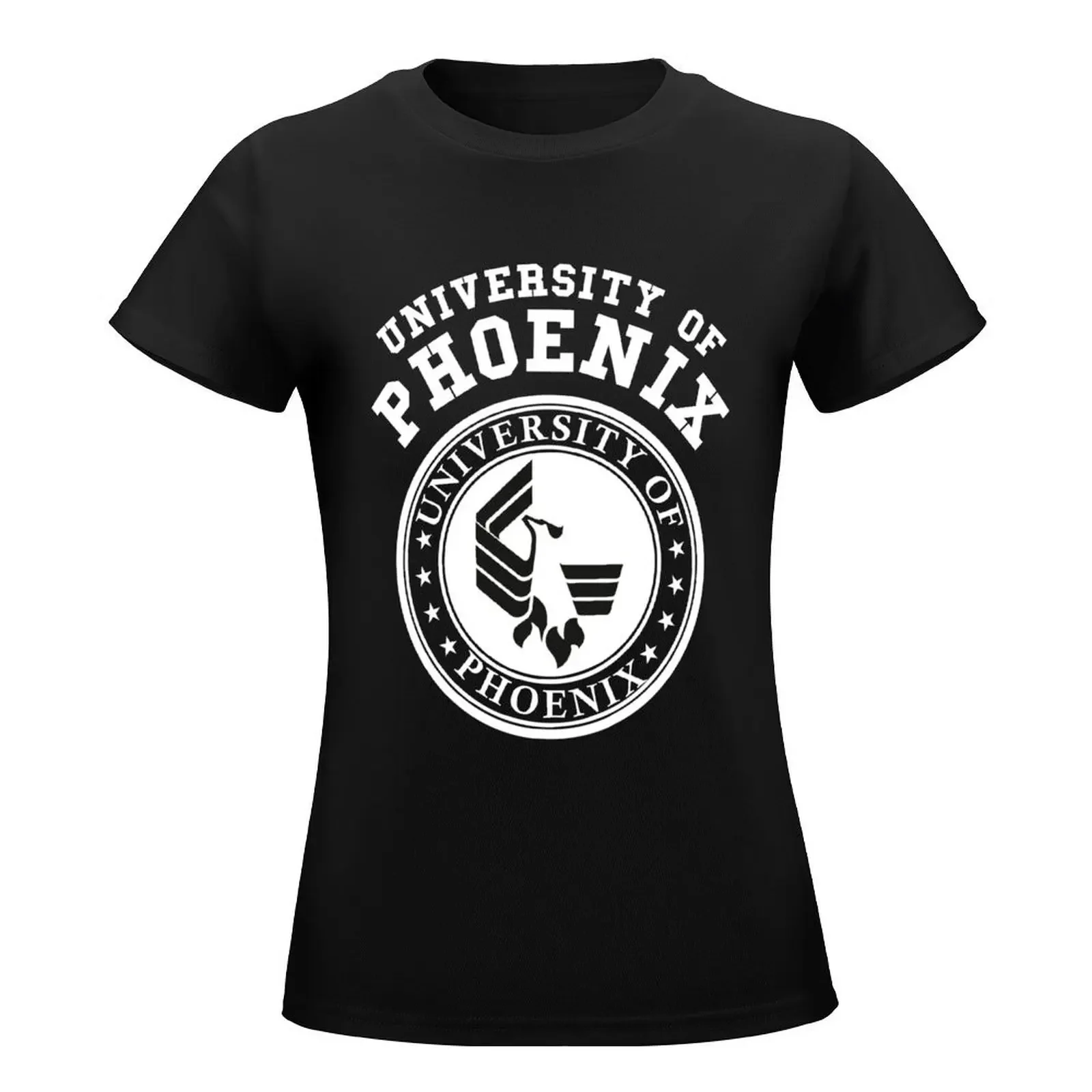 Official university Of Phoenix Shirt american college T-Shirt graphics korean fashion T-shirt Women