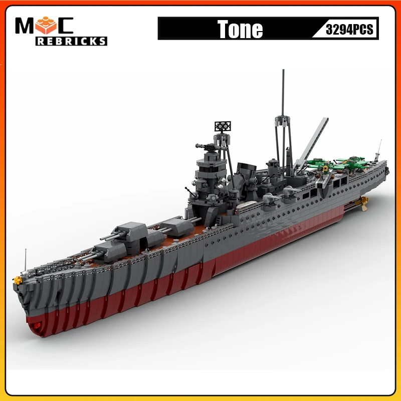 Military Warship Series High Difficulty Battleship MOC-57797 Building Block DIY Model Bricks Toys Collection 3294PCS Xmas Gifts