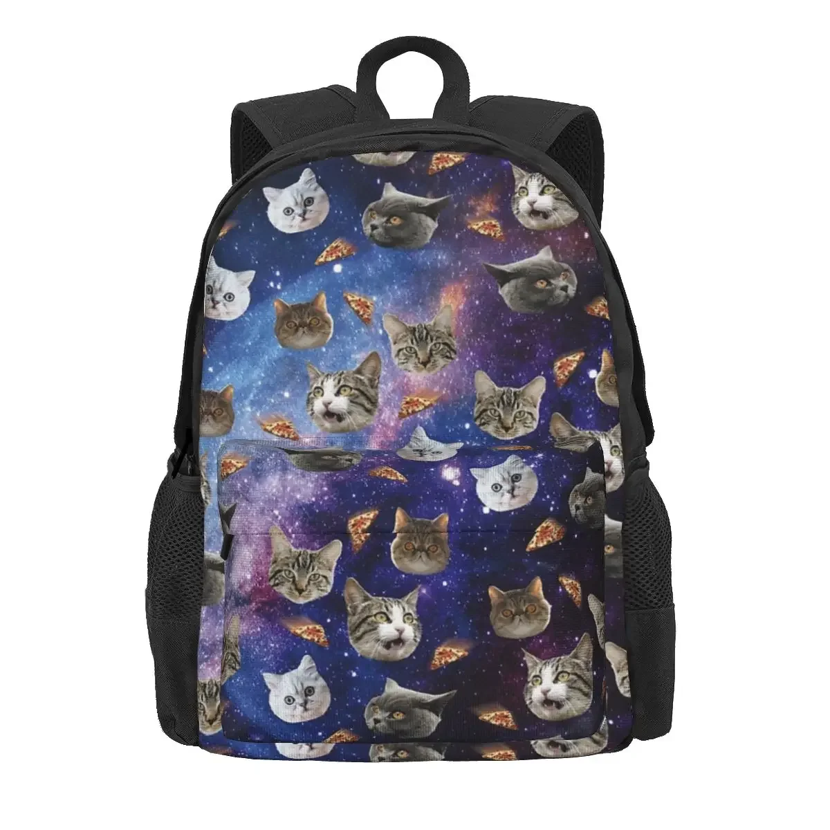 Raum Katze Köpfe Rucksäcke Jungen Mädchen Bücher tasche Studenten Schult aschen Cartoon Kinder Rucksack Laptop Rucksack Umhängetasche