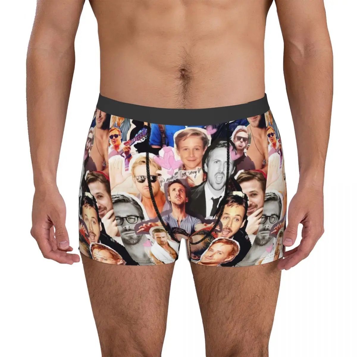 

RYAN GOSLING Underpants Cotton Panties Men's Underwear Ventilate Shorts