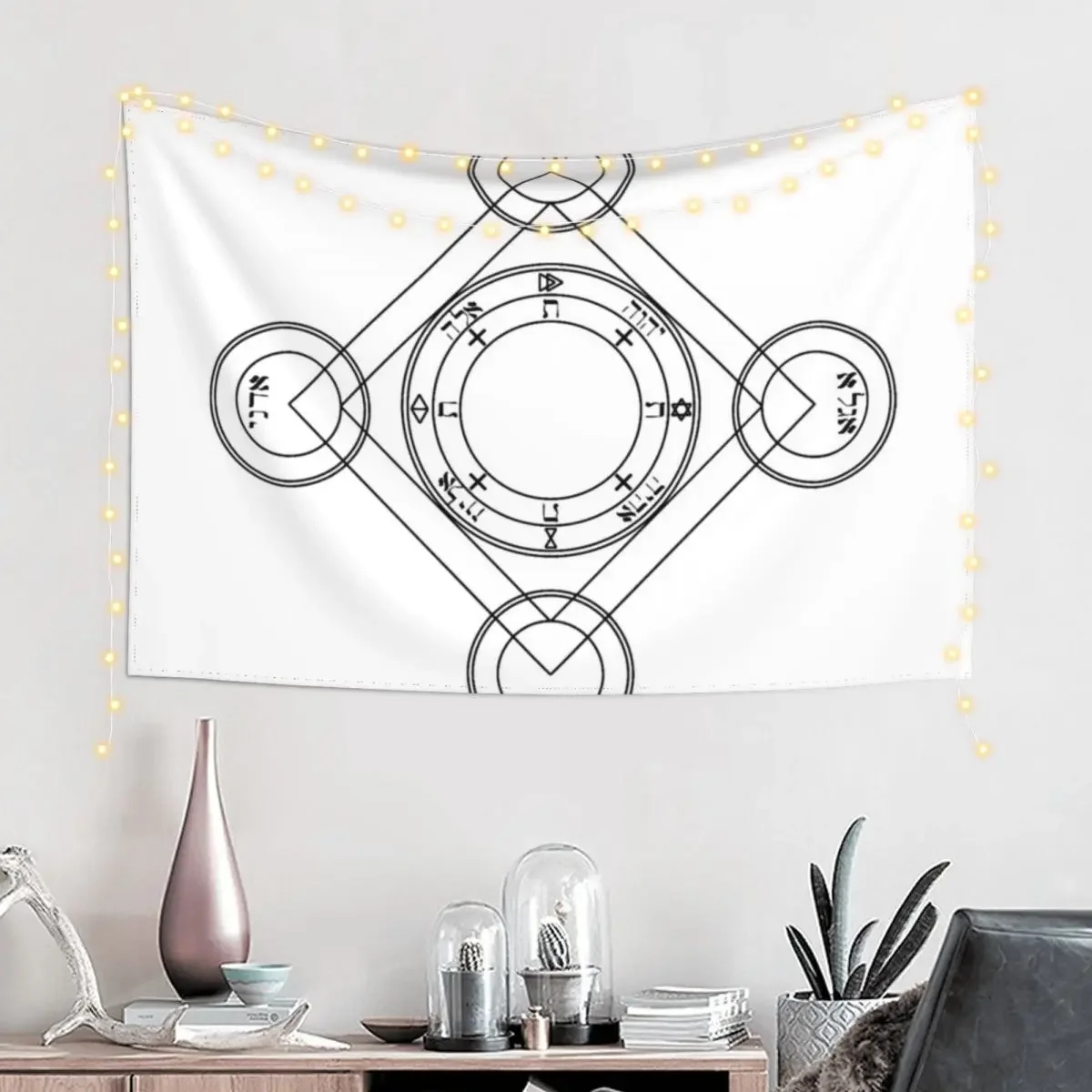 Magic Circle of Solomon Tapestry Custom Decoration Room Aesthetics For Room Tapestry