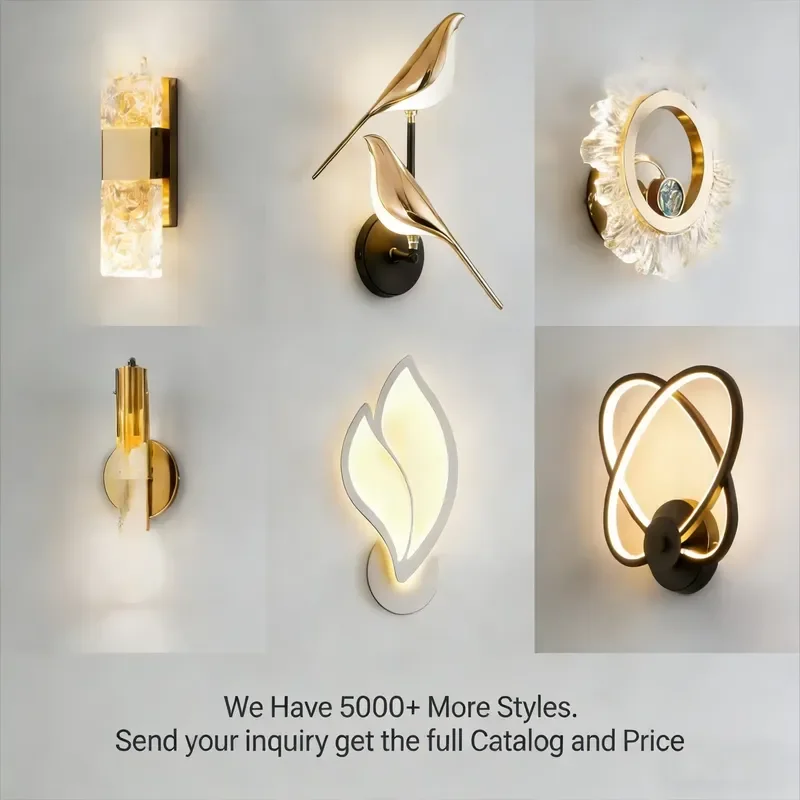 for Modern Creative Spiral Living Room Background Wall Lamp Designer Personalized Bedside Acrylic Wall Light