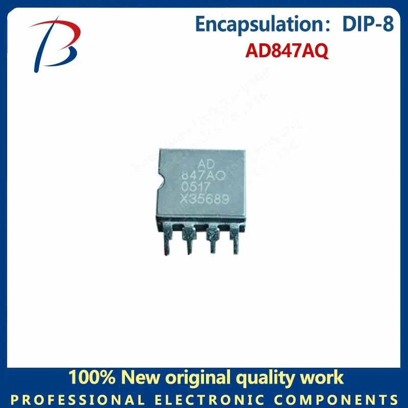 1PCS  The AD847AQ package DIP-8 low power monolithic operational amplifier