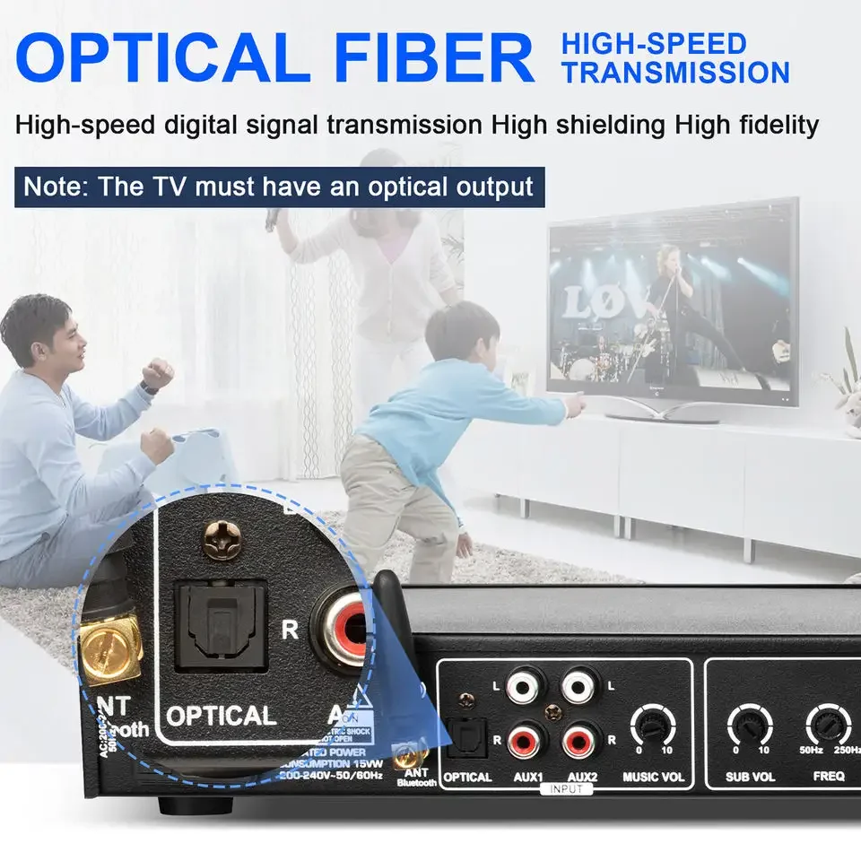 FBX-8 المهنية عرض المؤثرات الرقمية التعادل نظام الكاريوكي المرحلة الصوت المؤثر معالج الصوت #5