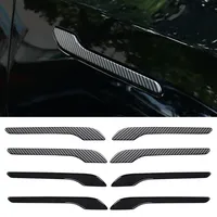 4PCS Car Door Handle Cover Protector Sticker Carbon Fiber ABS Styling Premium Durable Car Accessories for Tesla Model 3 Y