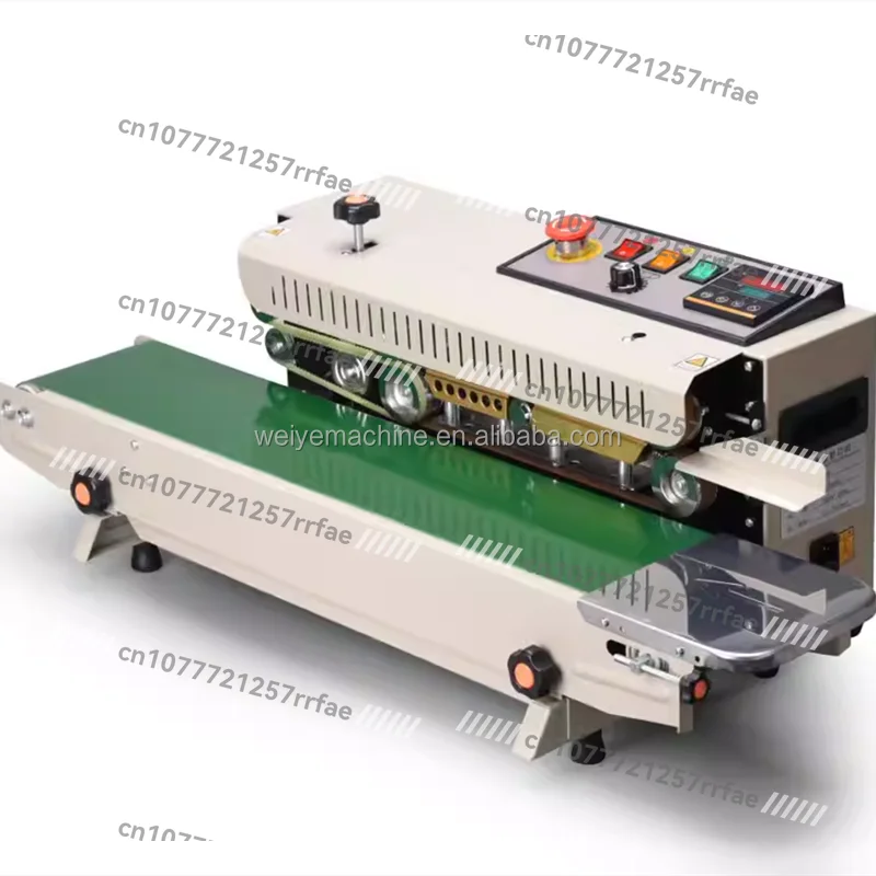 Automatic belt sealing machine emergency stop button food cosmetic packaging line bag sealing machine FR-770 food packaging