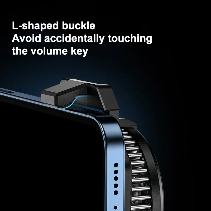 N7 Mobile Phone Cooler Digital Display Semiconductor Cooling Radiator For IOS Android PUBG Back Clip Heat Sink Game Accessories