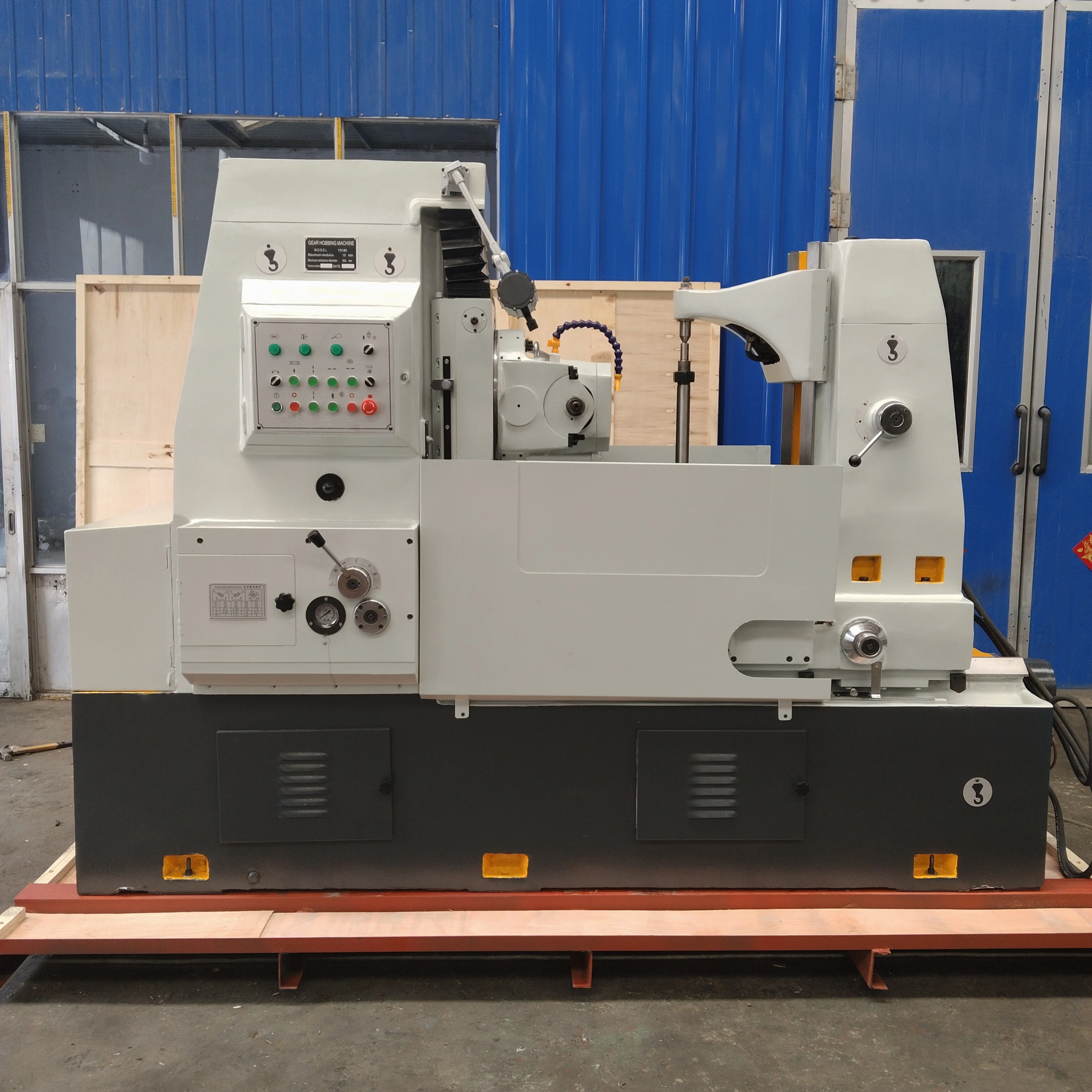 Competitively Priced 500mm Vertical Gear Hobbing Machine Automatic Core Motor Pump Engine Components with Gearbox