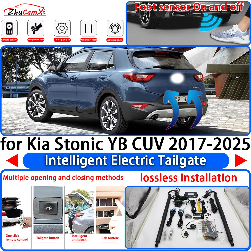 ZhuCamX for Kia Stonic YB CUV 2017-2025 Power Liftgate Trunk Electric Suction Tailgate Intelligent Tail Gate Lift Strut System