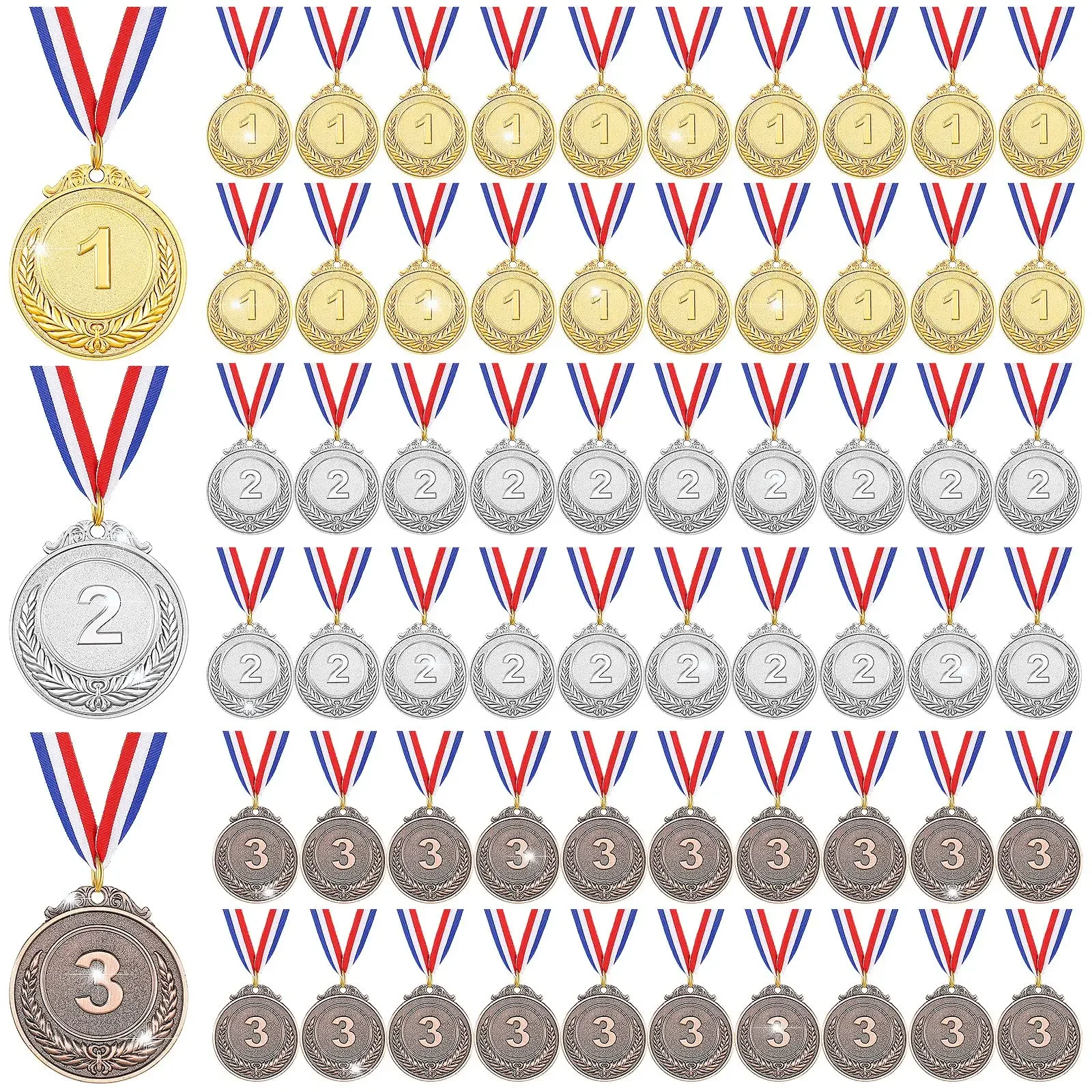 Party Games Competition - 10-50 stuks 2 inch gouden, zilveren,
