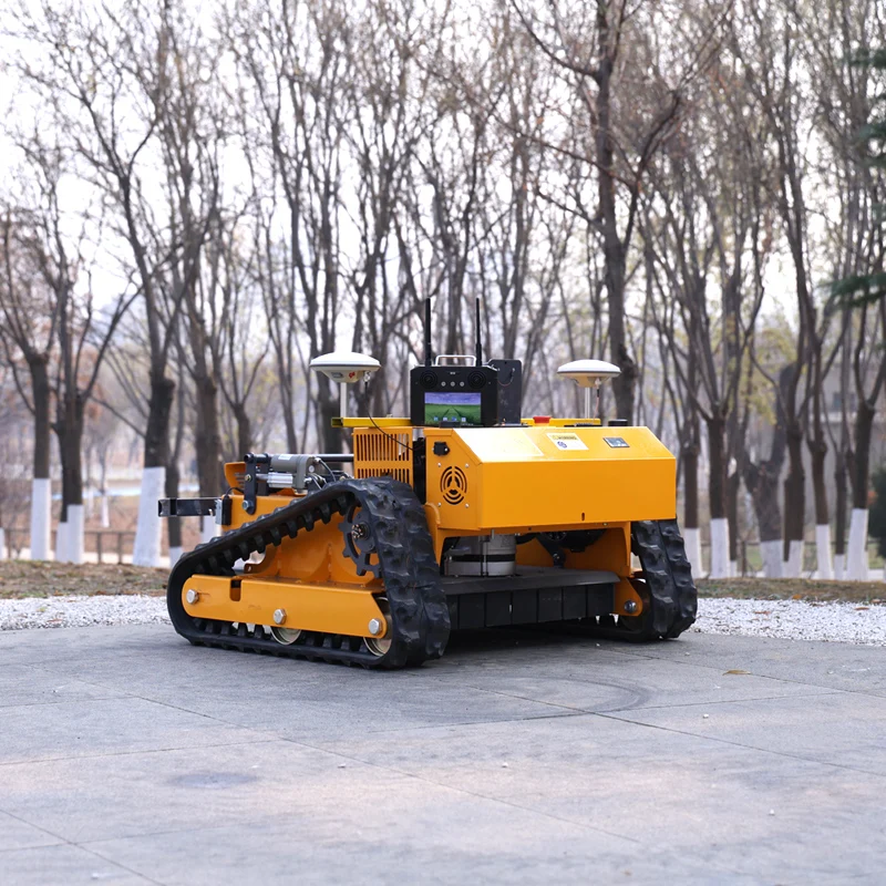 Aangepaste groothandelsprijs GPS-grasmaaier - Automatische Mini Smart Rubber Crawler voor efficiënte grasmaaiers