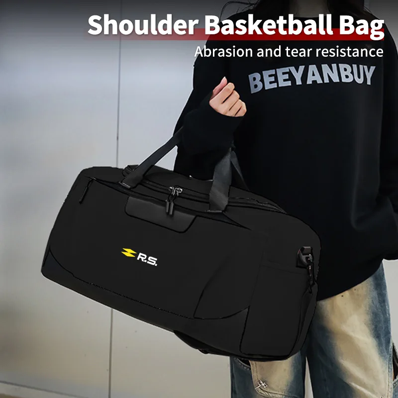 Car Styling Gym Bag Large Capacity Sports Tote Travel Shoulder Backpack For Renault Grand Sill Guard Koleos Kadjar Scenic Megane