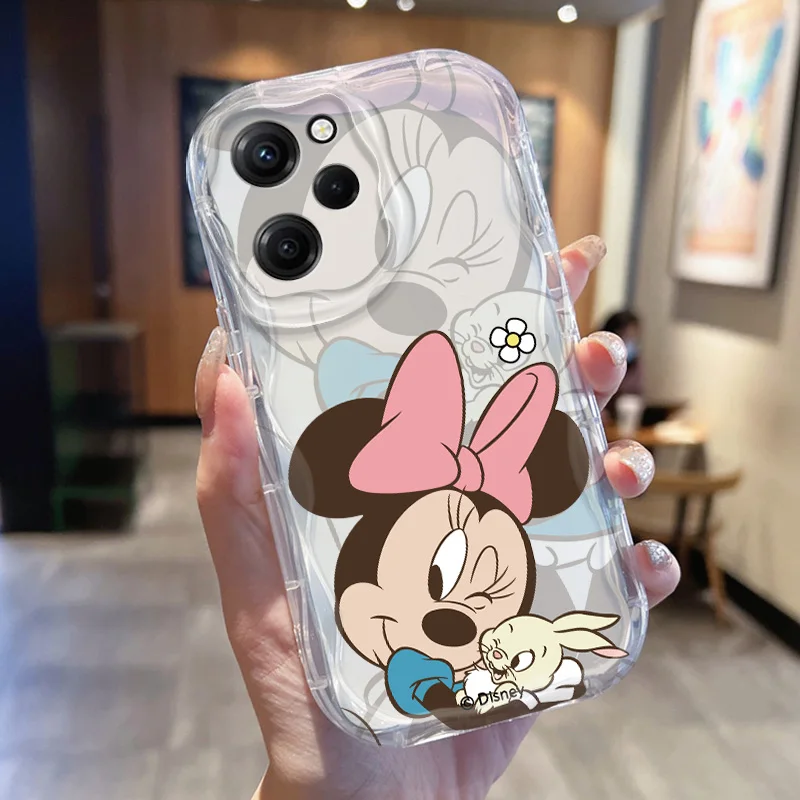 Disney Minne and Mickey Cream Phone Case For OPPO Find X3 Reno 11 8 7 6 5 4 Pro Lite F Z T A5 9 15S 2018 2020 silicone Funda