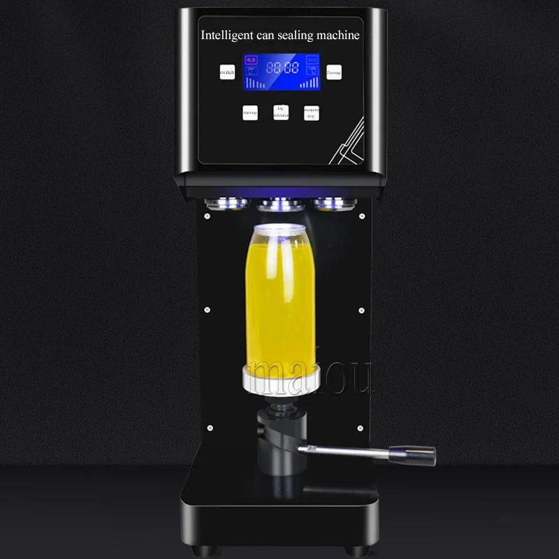 Factory Direct 2026 Top Commercial Automatic Tin Can Sealing Machine Soda Sealer Cup Body Rotation Aluminum Beer Bottles
