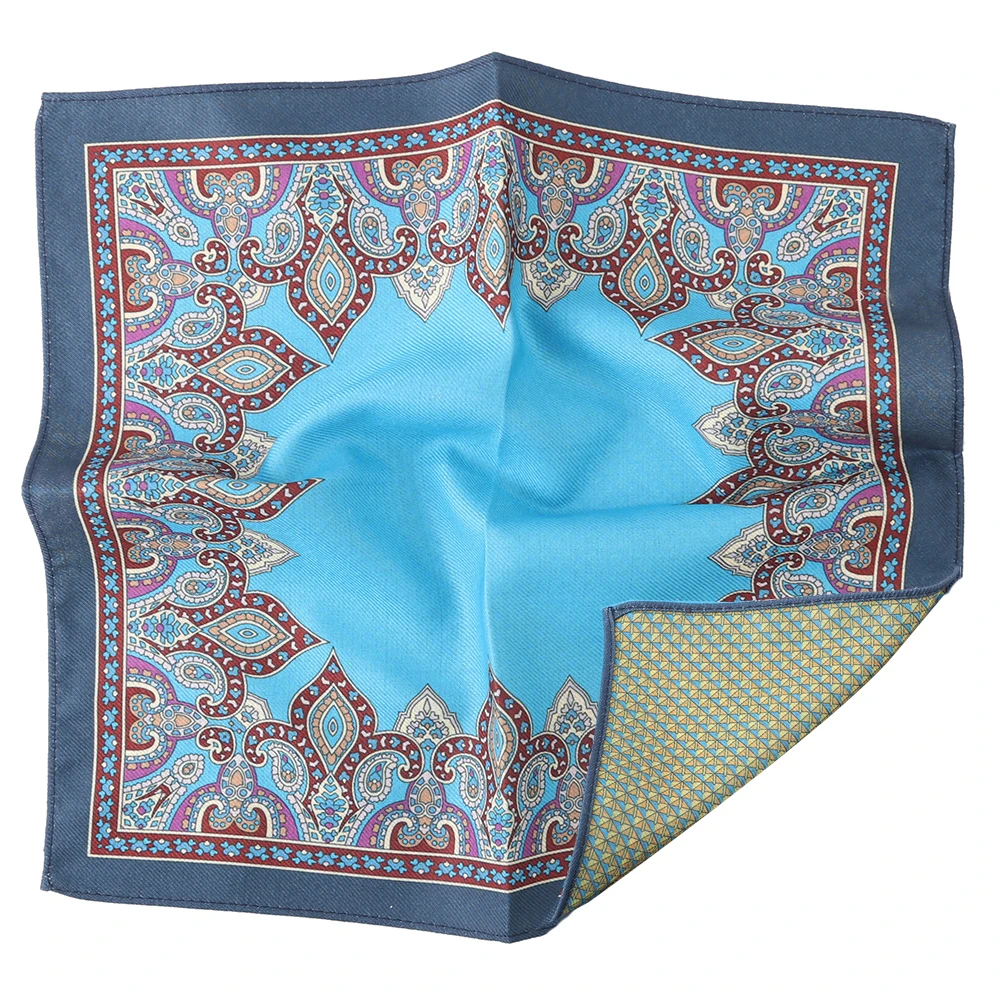 جيب مربع للرجال حفل زفاف رجالي الدعاوى منديل النبيذ الأحمر الأزرق الكاكي الداكن اللون جيب مربع للرجال جيوب البدلة