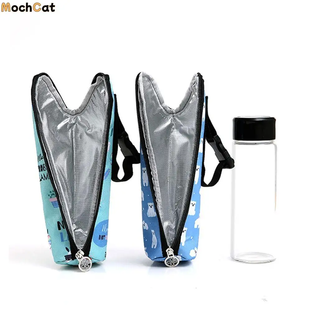 

Outdoor Travel Milk Bottle Baby Feeding Bottle Holder Stroller Hang Bag Bottle Thermos Milk Warmer Insulation Bag Thermal Bag