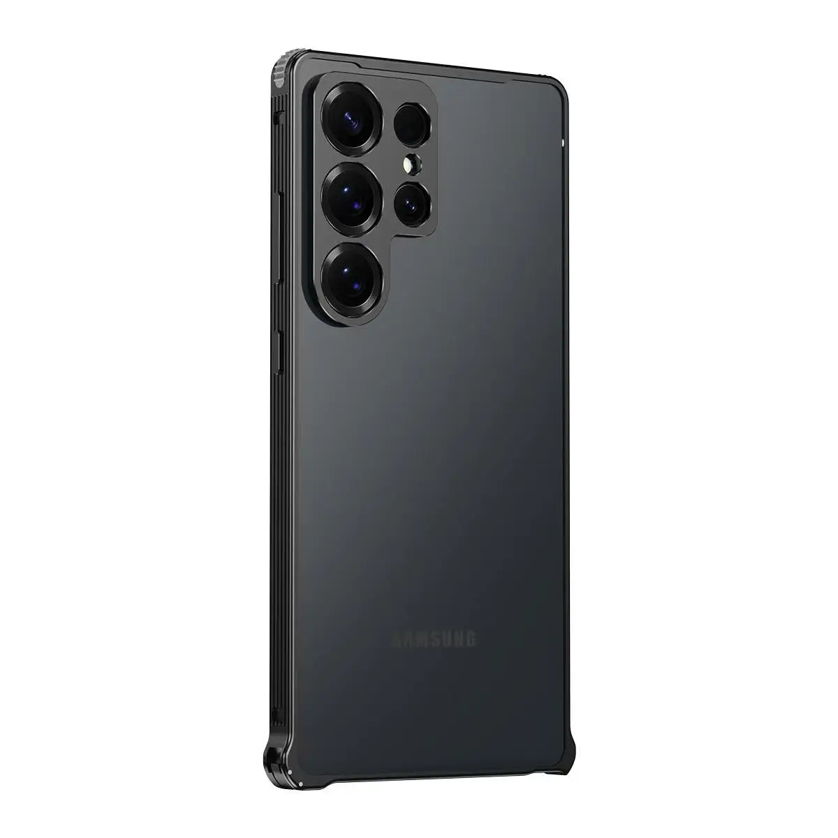 Rahmen Aluminium Metall Bumper Telefon Fall Für Samsung Galaxy A56 A36 5G S24 S25 Ultra Plus Stoßfest Wärmeableitung objektiv Abdeckung – Detail 3