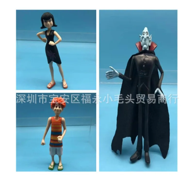 

6 шт., отель Трансильва Дракула, персонажи аниме, настольные аксессуары для спальни, автомобильные аксессуары, серия игрушечных аксессуаров, детский подарок на день рождения