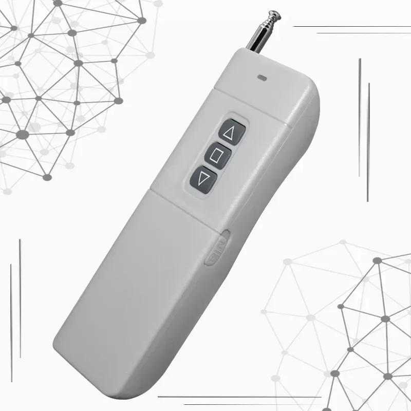 Long Range Distance High Power 3CH RF Remote Control Transmitter 315/433.92 MHZ Garage Door Gate Remote Control 1pcs