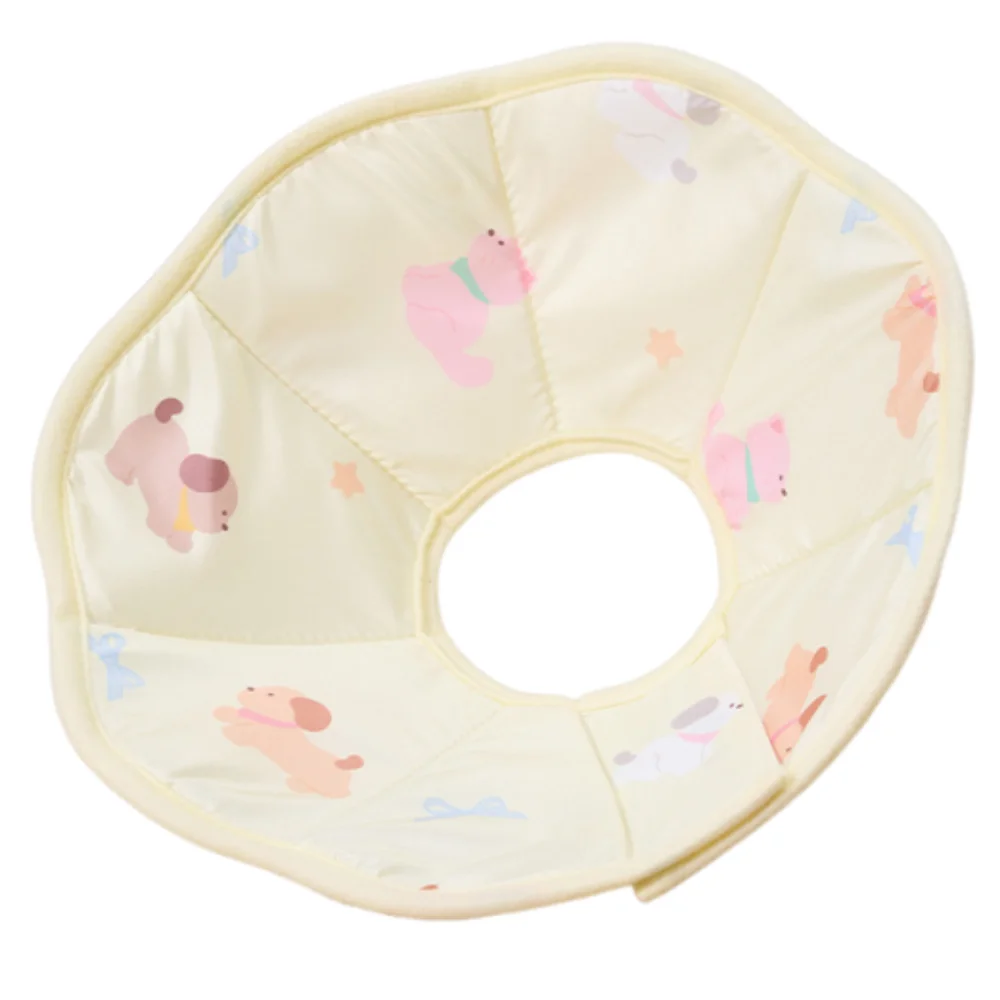 

Cartoon Pet Elizabeth Circle Bear Printing Soft Cat Dog Grooming Cover Breathable Adjustable Pet Protective Cover