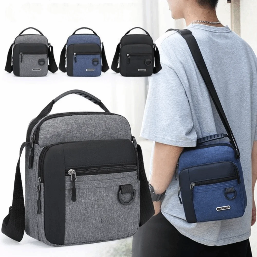 Multi-color Crossbody Waist Bag Waterproof Large Capacity Shoulder Bags Nylon Material Multi-layer Design Handbags