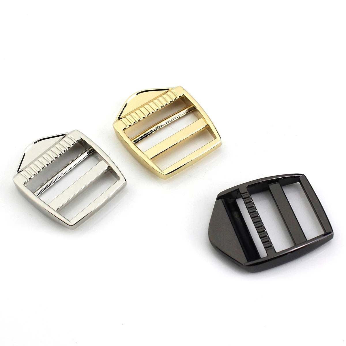 1pcs Metal 2 Bar Buckle for Webbing Backpack Bag Strape Belt Fabric Leather Craft Purse Pet Collar Clasp High Quality