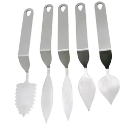 Stainless Steel Chocolate Leaves Feather Spatula Knife Modeling Making Tools Mousse Cake Decoration Baking Tools