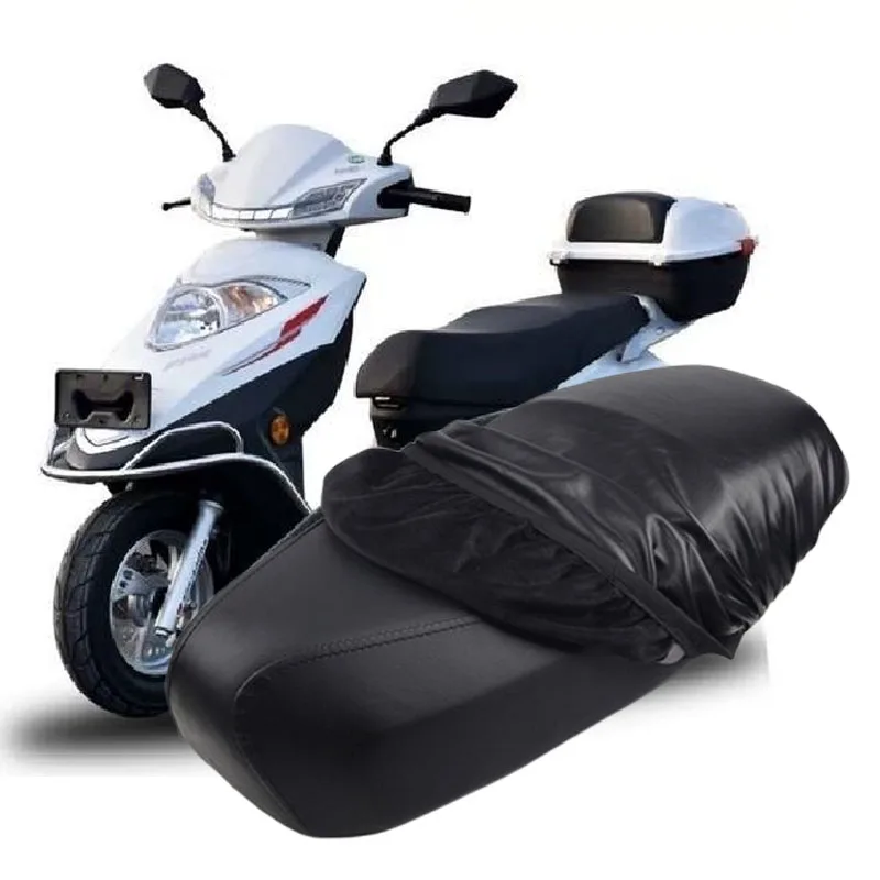 Motorcycle Seat Cover Waterproof Dustproof Rainproof Sunscreen Motorbike Scooter Cushion Seat Cover Protector Cover Accessories