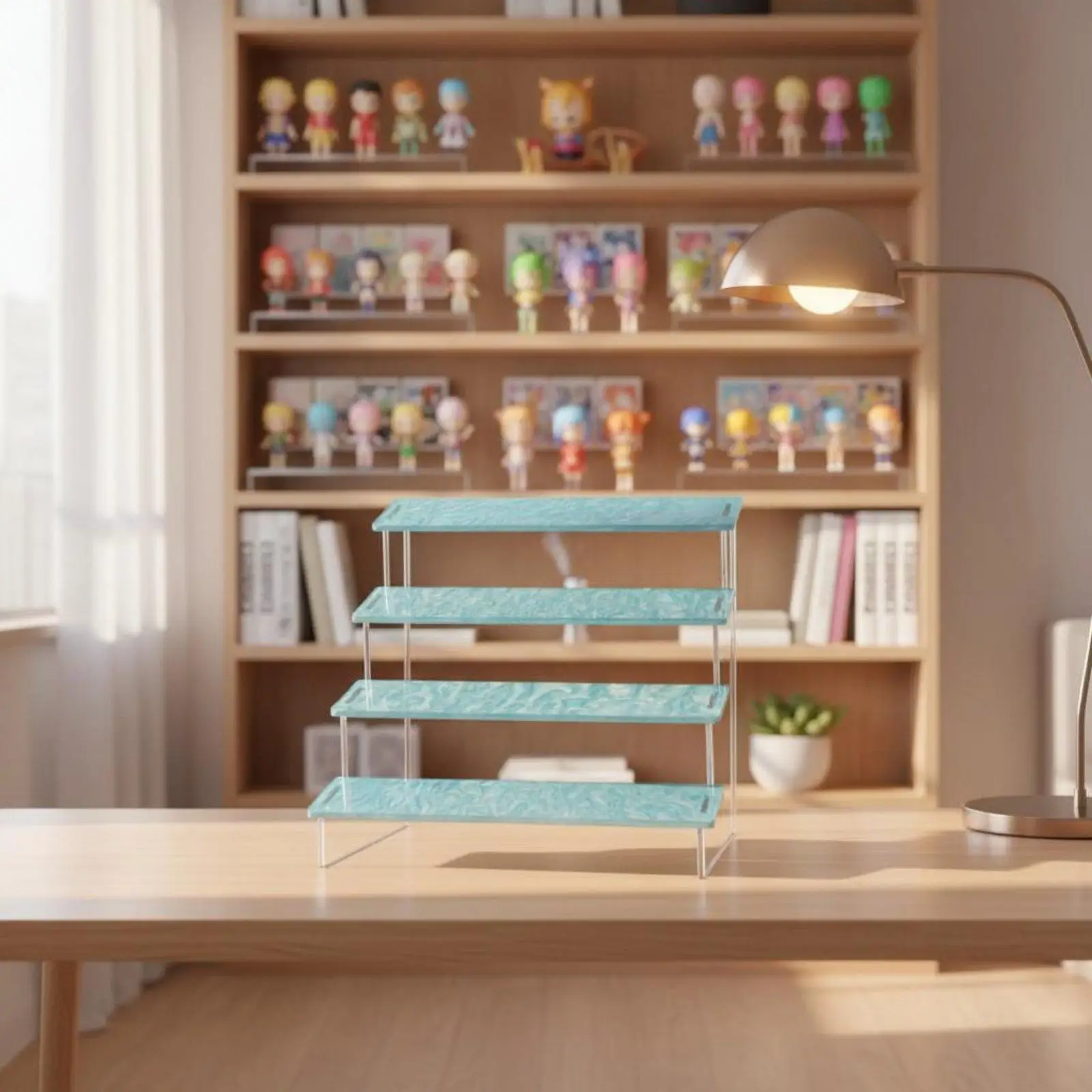 Blind Box Display Shelf Clear Collectible Storage Scratch-Resistant