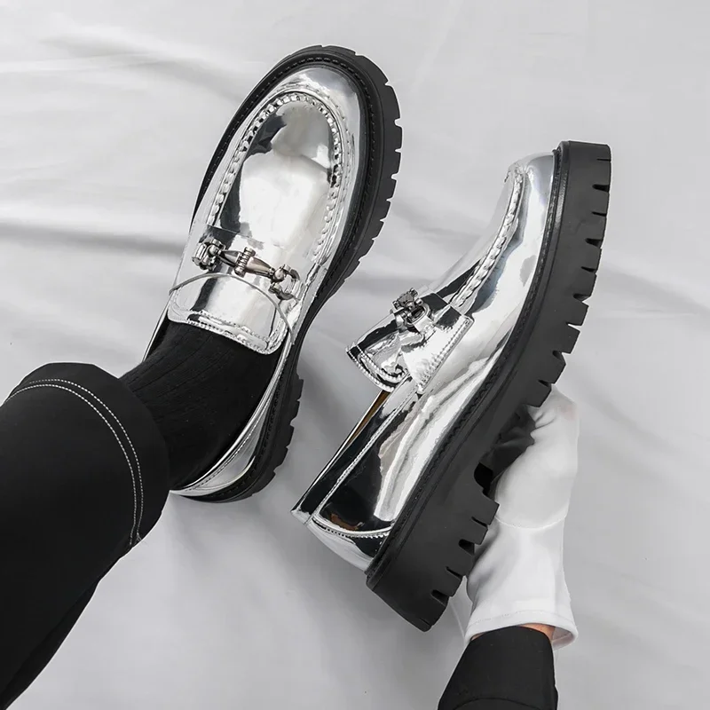 

Мужская обувь, модные лоферы, повседневная удобная обувь без шнуровки, прогулочная обувь на толстой подошве