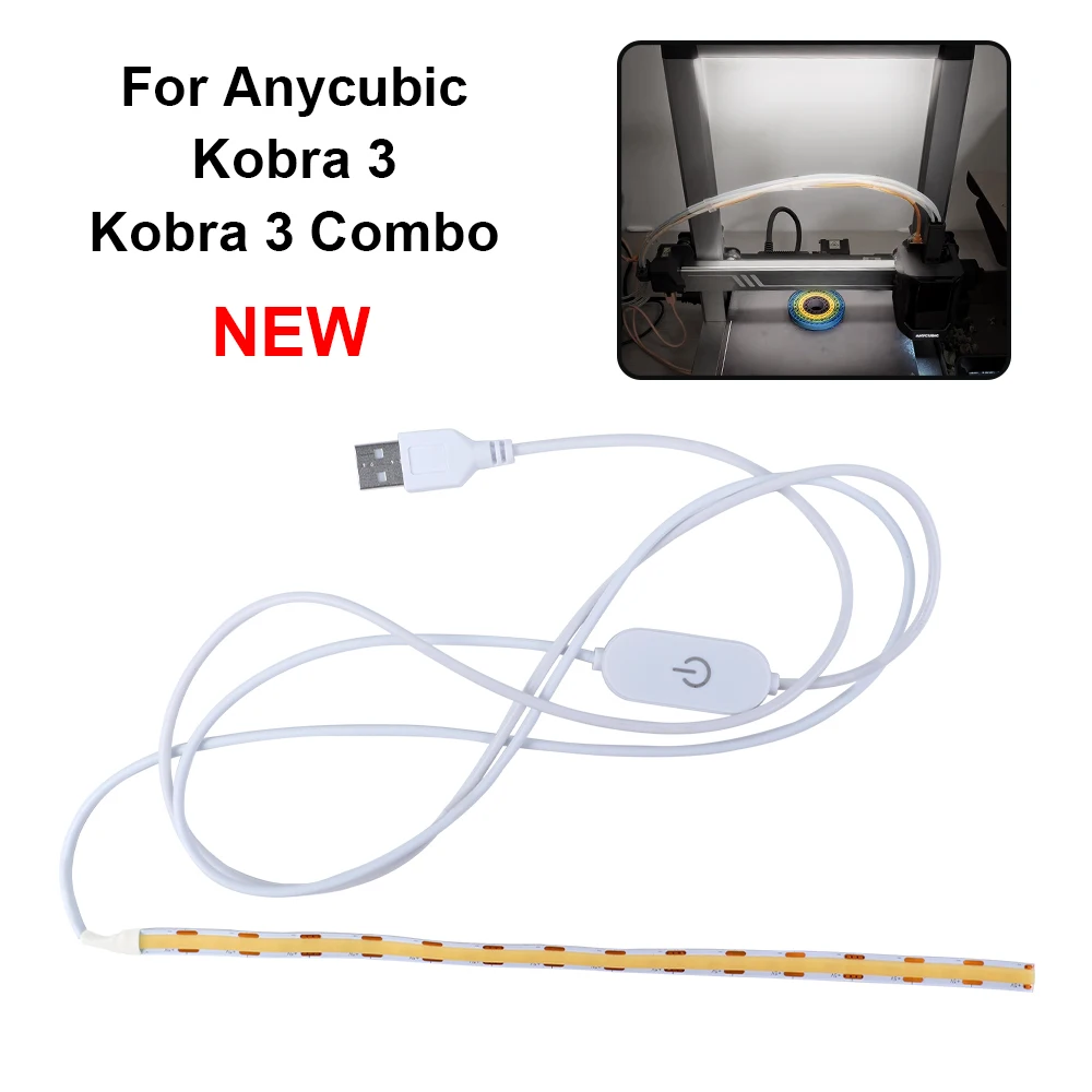

20Pcs 3D Printer Part Lights Strip For Anycubic Kobra 3 Bright Led Lights For Kobra 3 Combo DIY KIT