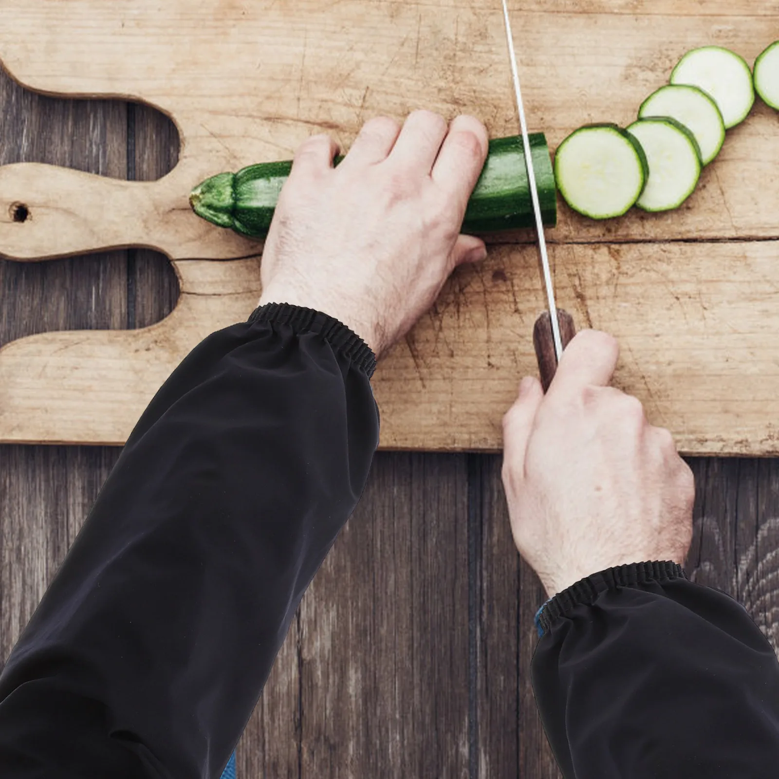 

4Pairs Waterproof Oil-Proof Oversleeves Multi-Purpose Arm Sleevelet Kitchen Protective Long Arm Covers for Cooking Cleaning Dish