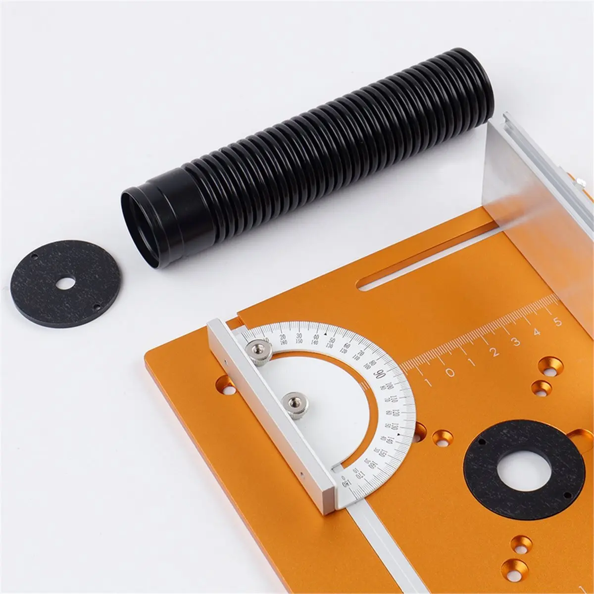 多機能アルミ製ルーターテーブルインサートプレート、電動木工ルーターフリッププレート、作業台用ルータープレート