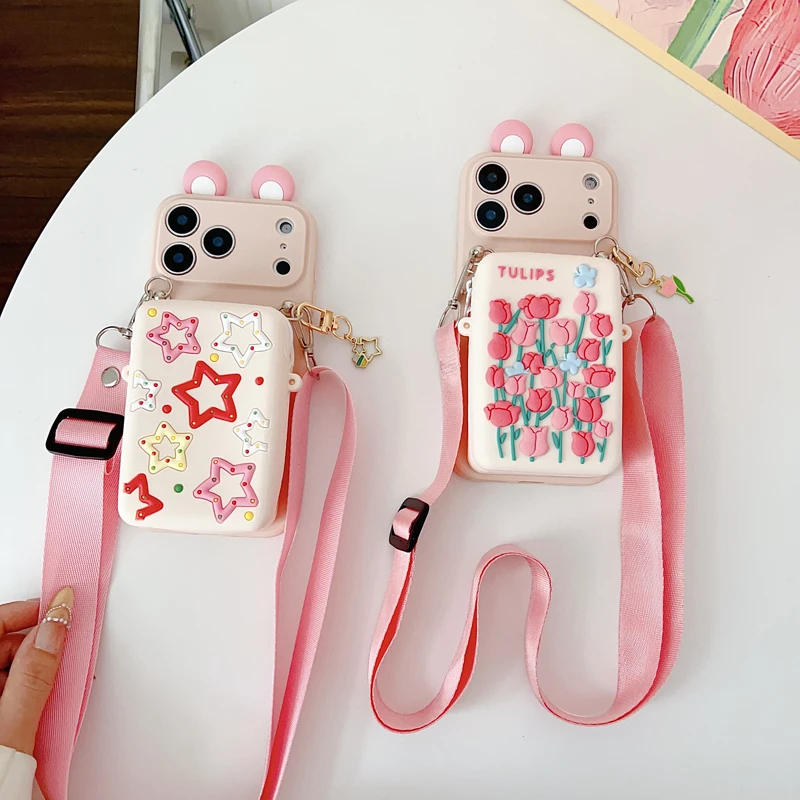 Für Samsung Galaxy S8 S9 S10 S20 S21 S22 S23 S24 S25 Plus Ultra FE Edge Note 8 9 10 20 Tulip Star Wallet Case mit Zubehör – Detail 3
