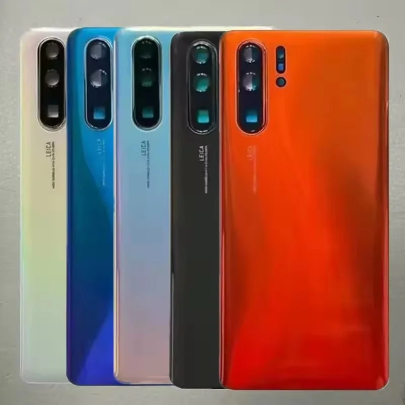 Back Battery Cover for Huawei P30 Pro Rear Door Housing Case 3D Glass Panel Replace