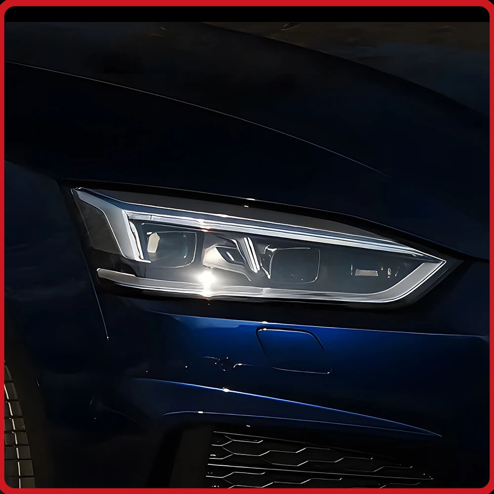 For Audi A5 B9 2017-2019 Headlights Assembly Upgrade LED Projector Lens Accessories,Low to High,Blink Signal Light,Plug and Play