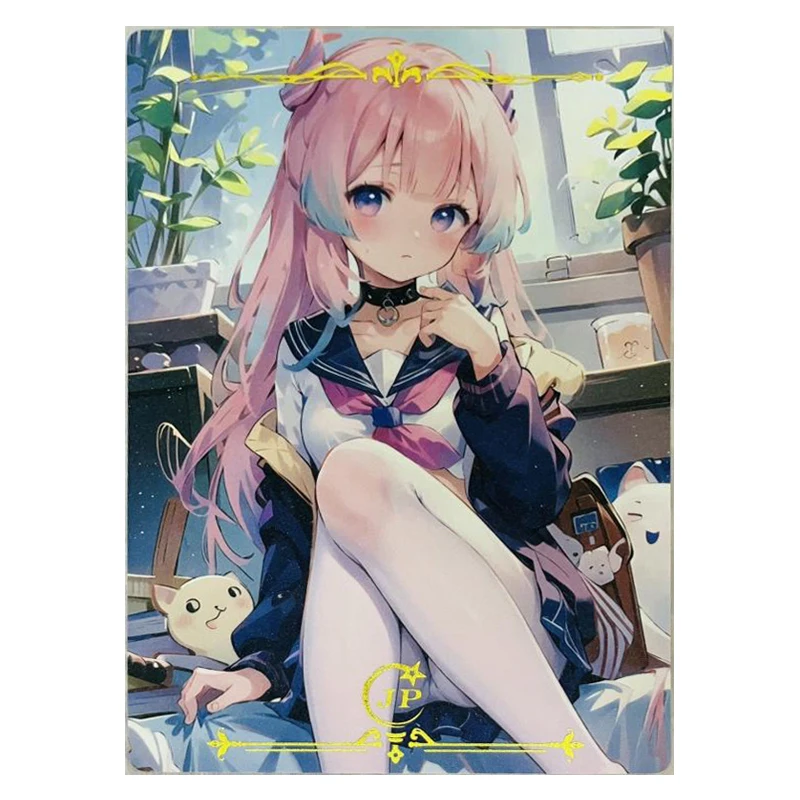 Anime Goddess Story Rare A6 Acrylic Refraction Game Collectible Card Bronya Faruzan Kafka Chibiusa Toys for boy Birthday Present