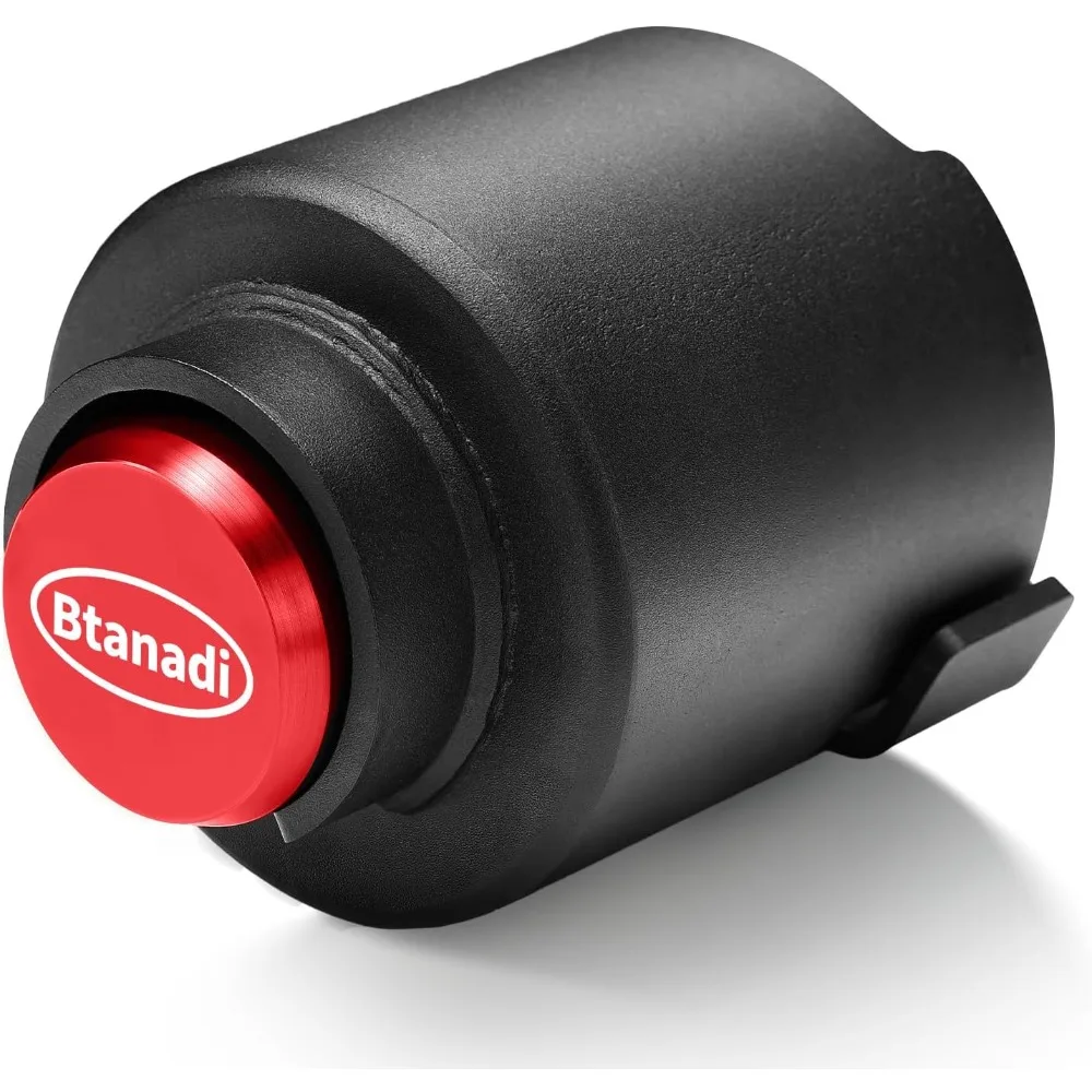 

Trailer Lock Fits 2 5/16 Inch Coupler, Upgraded Heavy-Duty Steel Hitch Lock, Anti-Theft & Pry-Resistant for RV, Boat (Red)