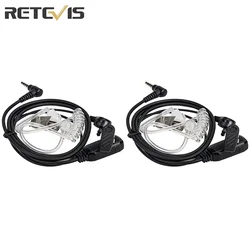 Retevis EAY001 Walkie Talkie Air Tube Earpiece PTT 3.5mm Single needle Radio Earphones for Retevis RB19 RB619 RT622P B3S B63S