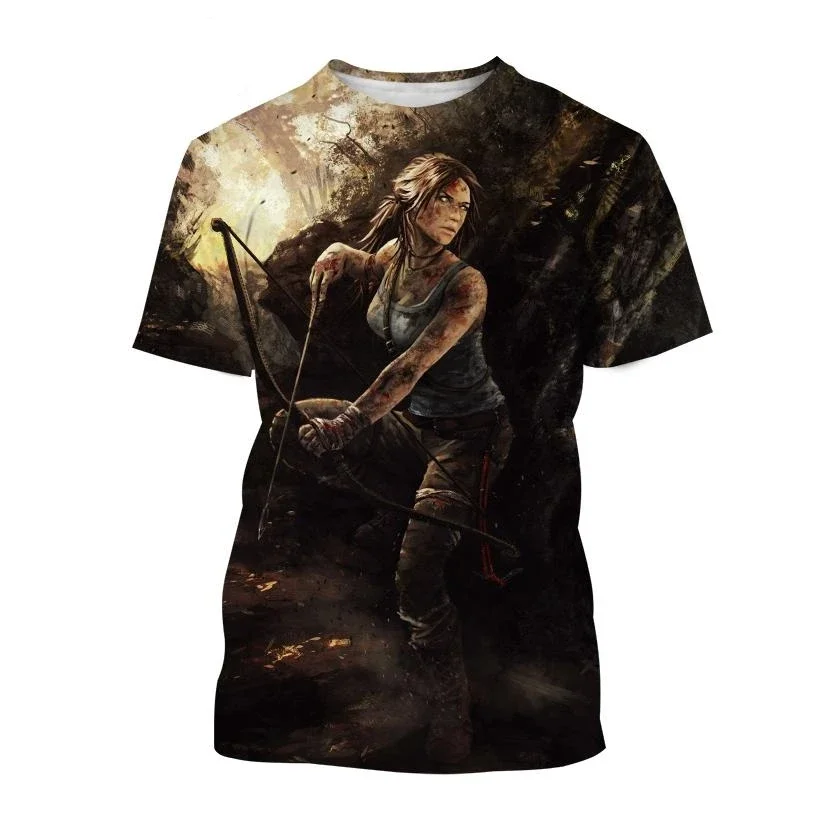 

Popular Game "Jedi Survival" 3D Printed Men's T-shirt Street Fashion Casual Style Comfortable Quick Drying Outdoor Sports Top