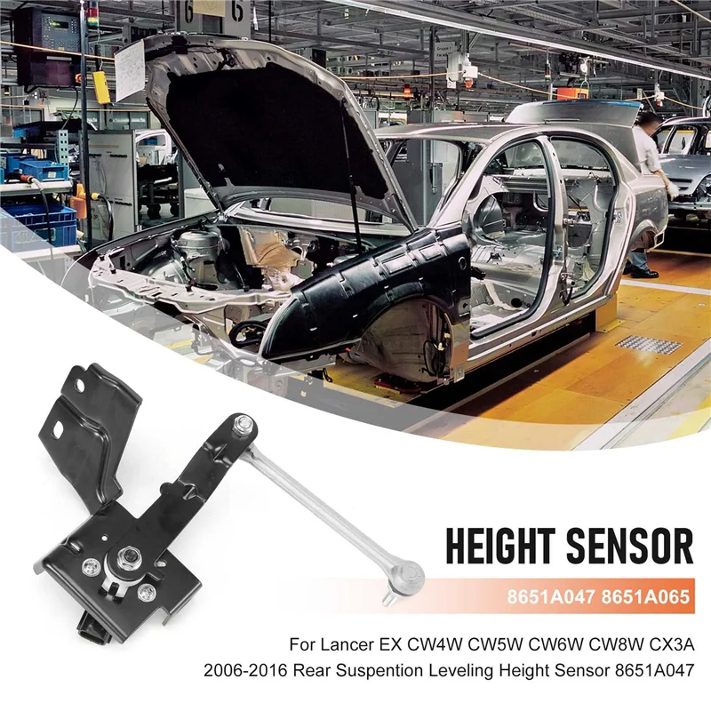 

For Mitsubishi Outlander Lancer EX CW4W CW5W CW6W CW8W CX3A 2006-2016 Rear Suspention Leveling Height Sensor 8651A047-AU62